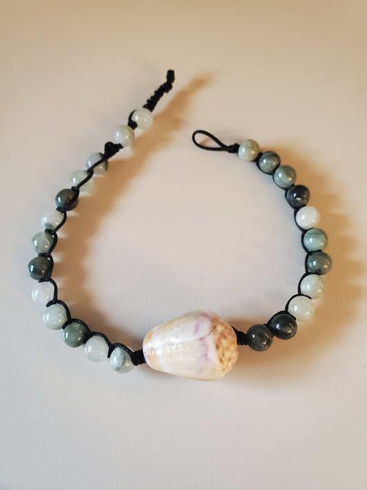 Macrame Green Aventurine Bracelet