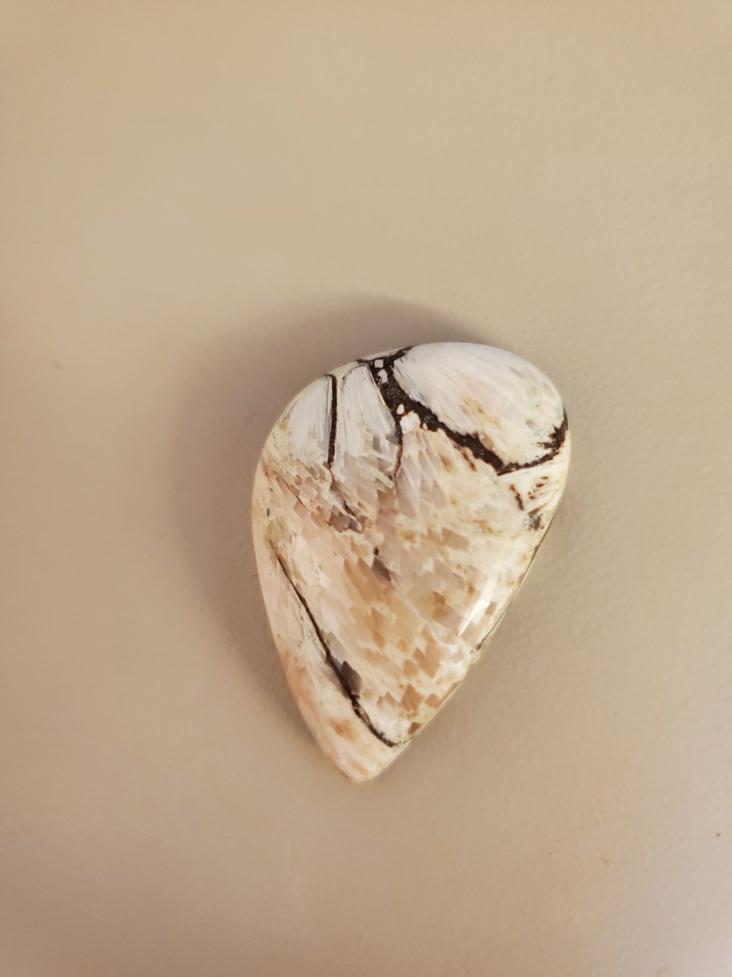 Scolecite Teardrop Tumble/Pendant