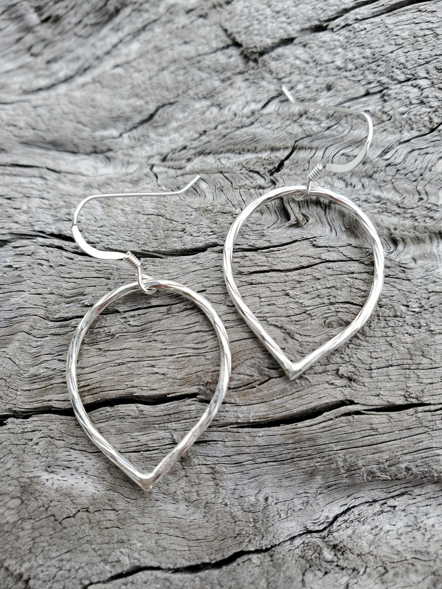 Minimalistic Sterling Teardrop-Tiny