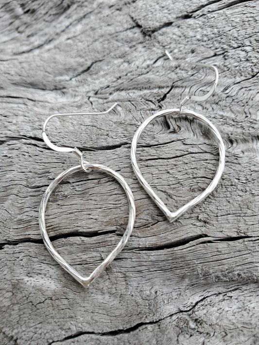 Minimalistic Sterling Teardrop-Tiny