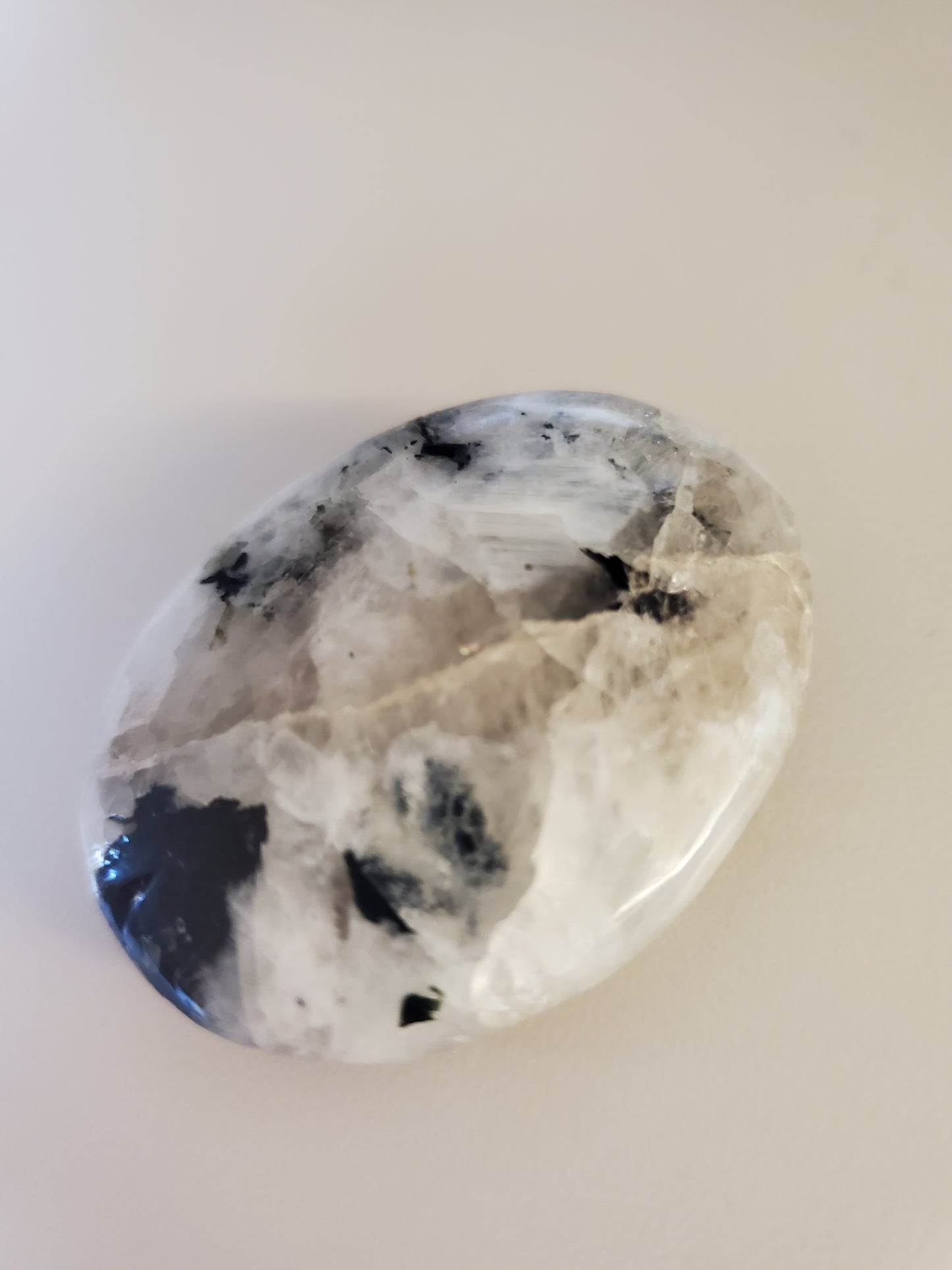 Moonstone Palm Stone