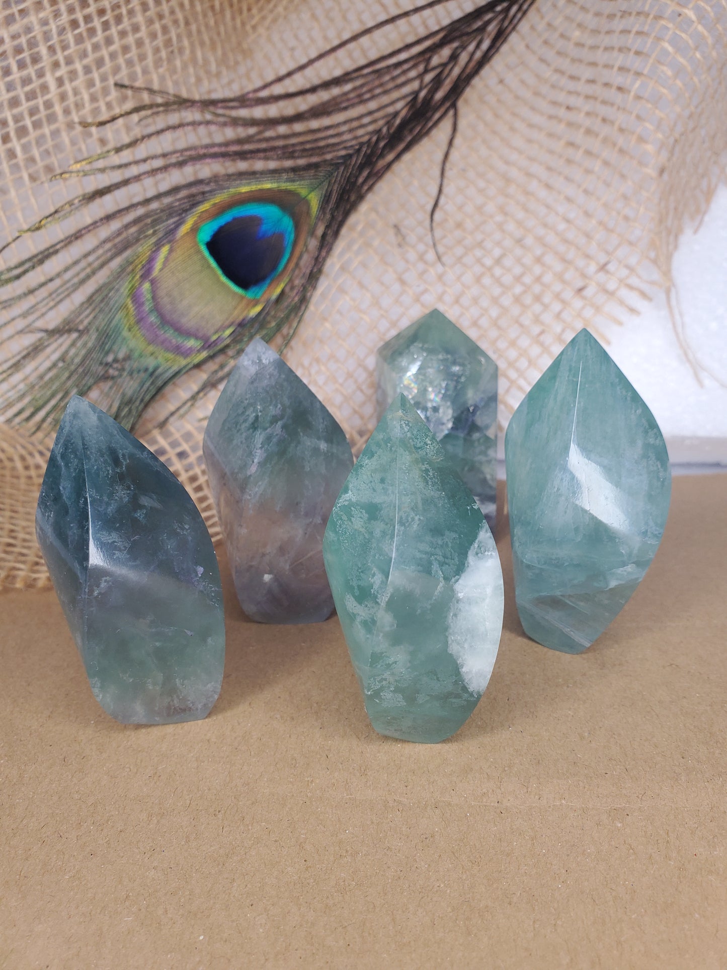 Rainbow Fluorite Flame A