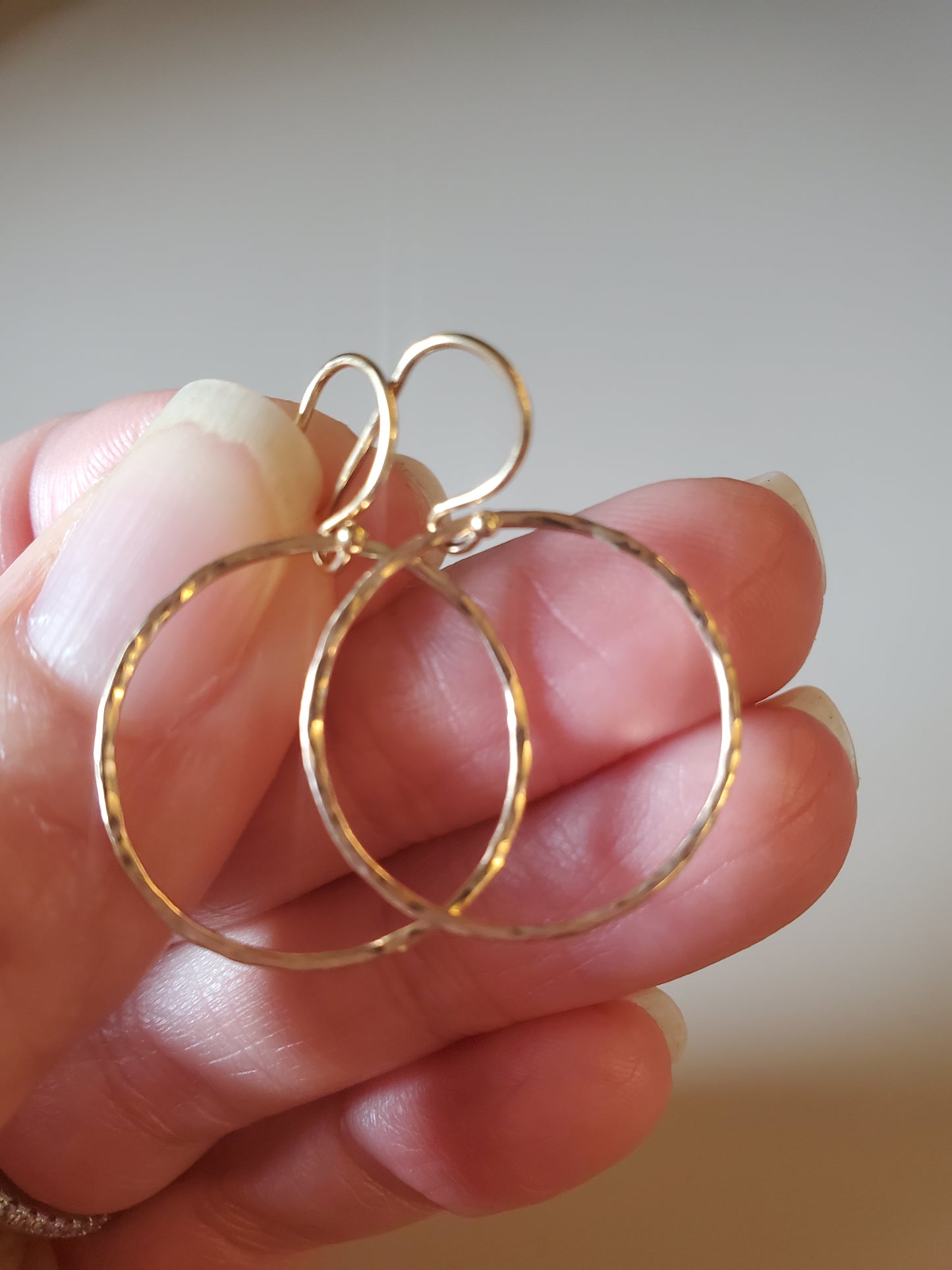 Minimalistic Gold Filled Hoops-Small