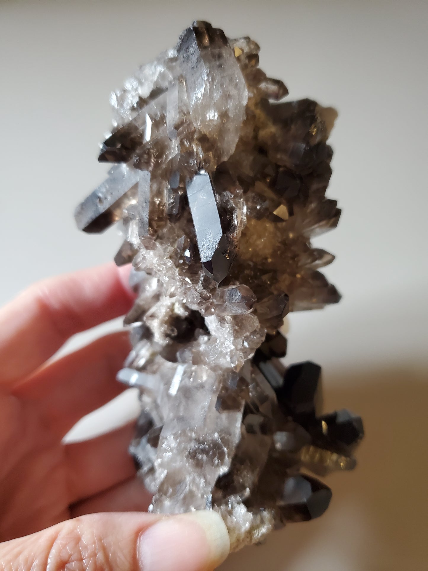 Smoky Quartz Cluster H