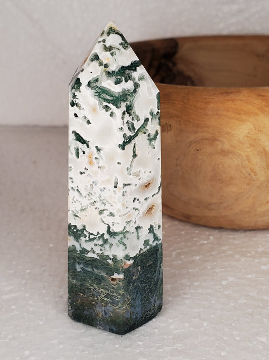 Tree Moss Agate Tower