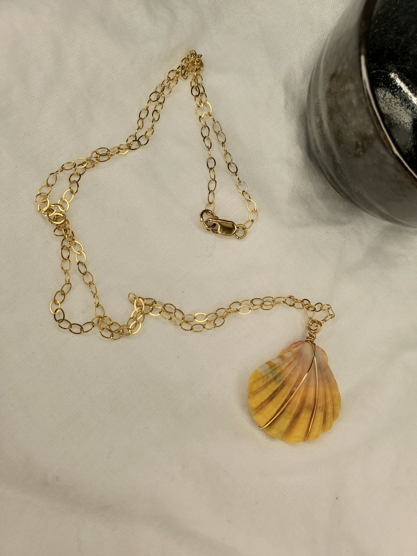 Hawaiian Sunrise Shell Pendant