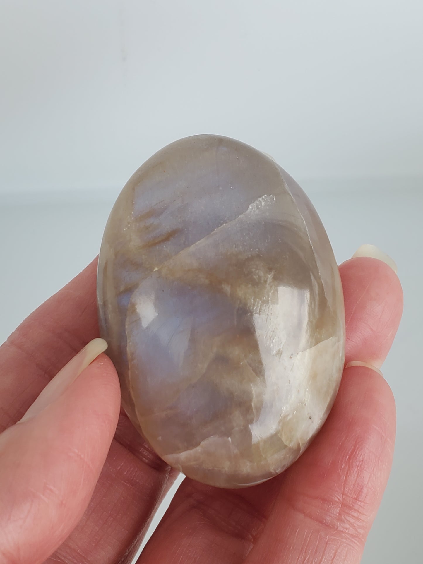 New Moonstone Palm Stone Medium