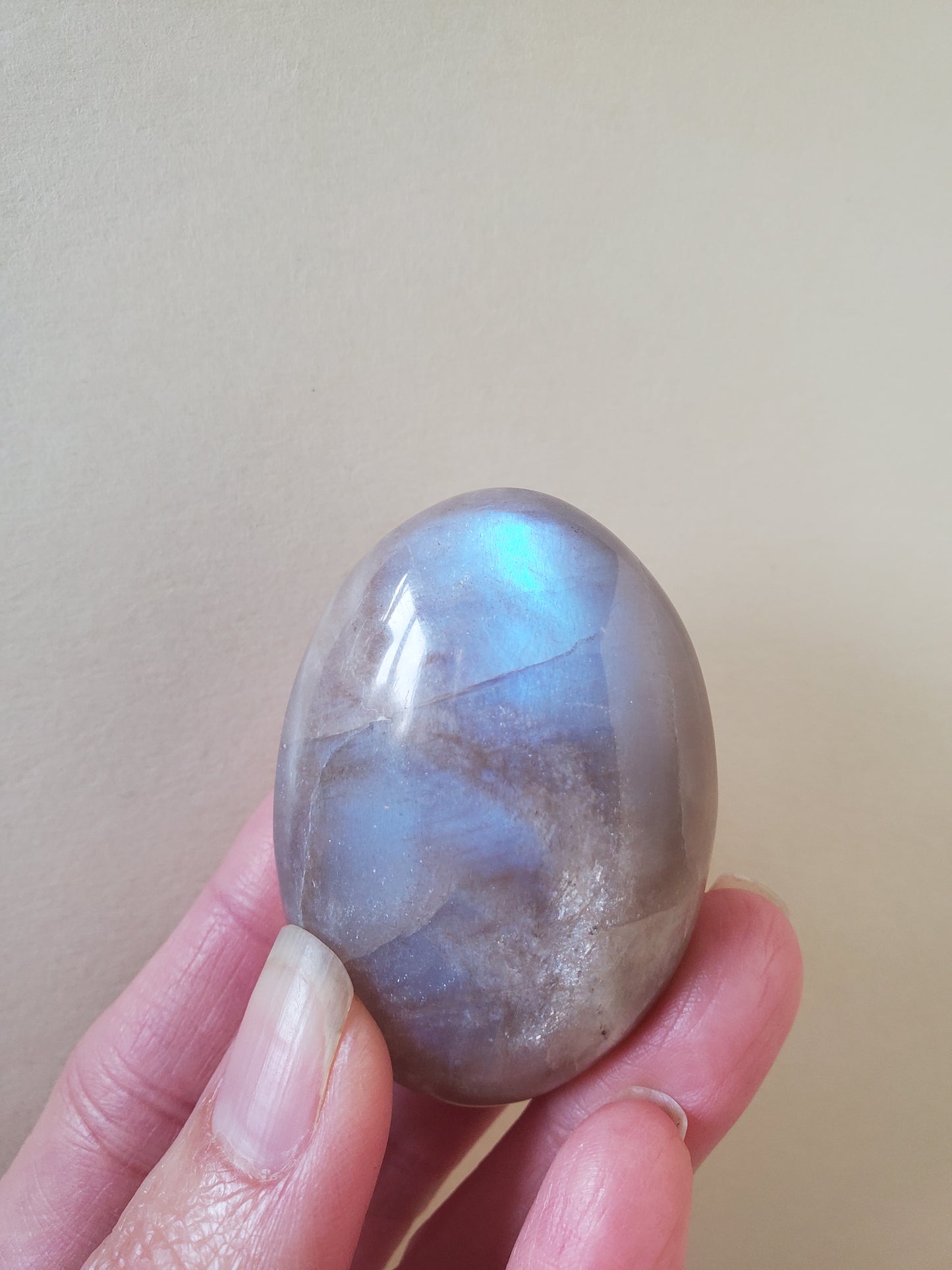 New Moonstone Palm Stone Medium