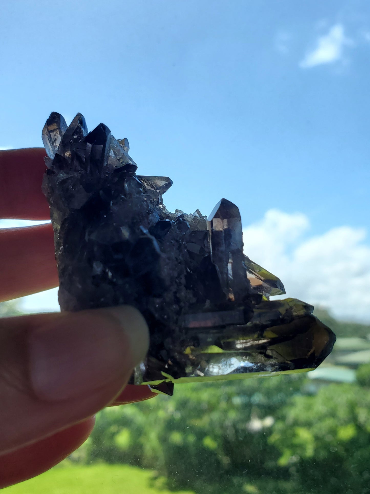 Smoky Quartz Cluster C